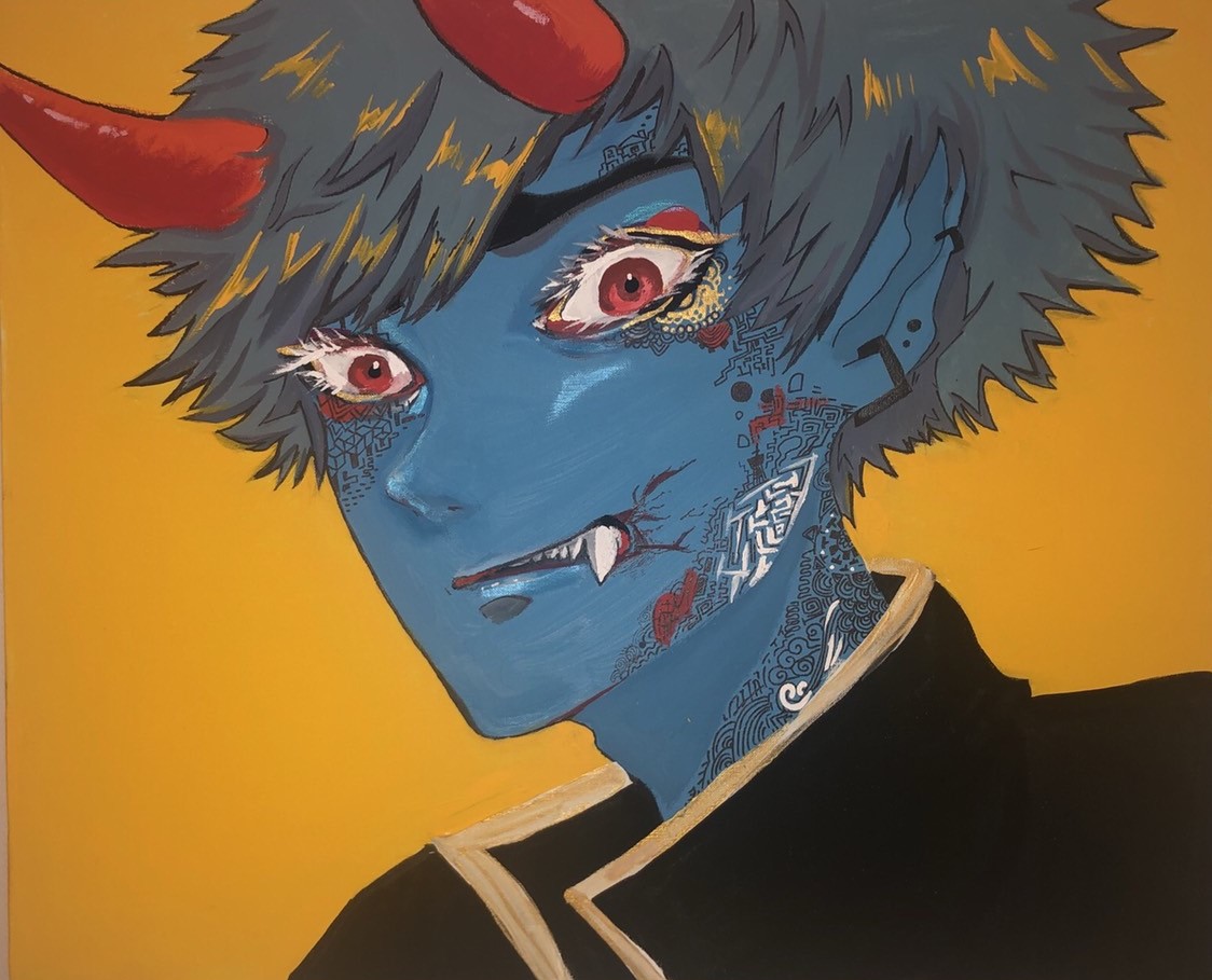 青尖